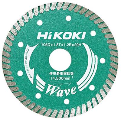 HiKOKI Diamond 105mm X 20mm Hole Wave for Disc Cutter, Diameter, Pattern, Grinders, 0032-4620