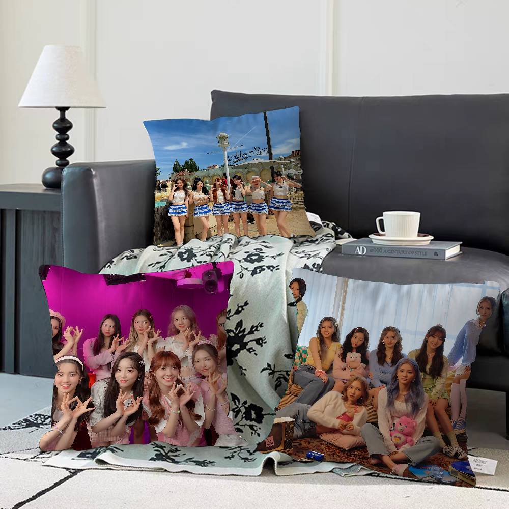 Kpop L-LIGHTSUM Pillow Case Removable Washable Cushion Cover – All-Season Soft Linen