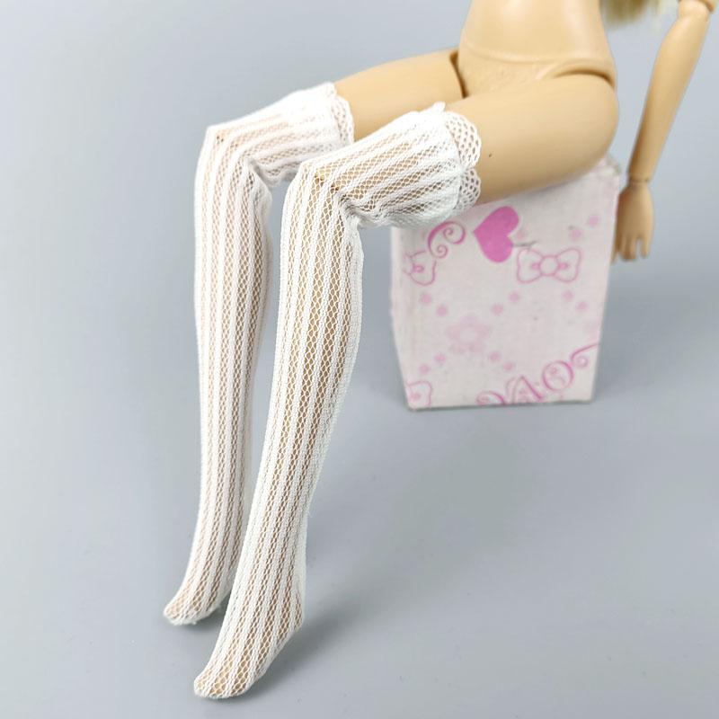 1pair Lace Socks For Blythe Doll Middle Tube Socks for Blythe High Thigh Over the Knee Stocking For Blythe Dolls Accessories Kids