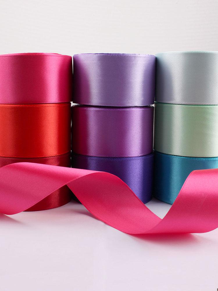 5cm Wide Handmade White Satin Silk Cloth Strips for Rose Flower Craft and Gift Wrapping