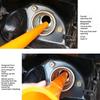 Hands‑Free Long Neck Oil Funnel Anti-splash Plastic Refueling Funnel Fuel Filling Tools For Car Motorcycle Engine Oil Transfer