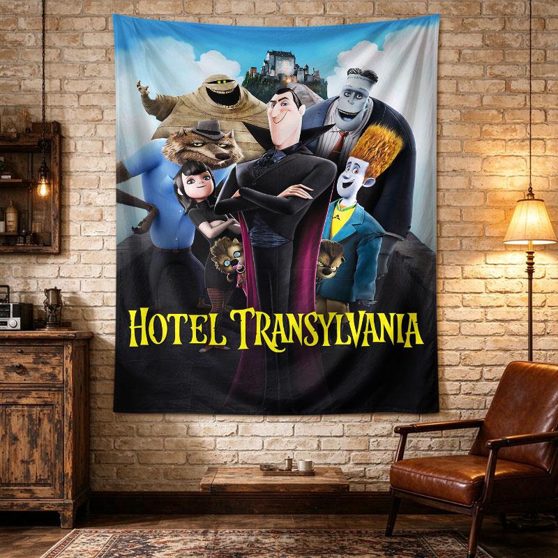 Hotel Transylvania Monster Cast Blue Sky Movie Poster