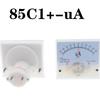 85c1 Positive and Negative Ammeter DC Milliammeter Microammeter ± 25ua 50ua 100ua 200mA 300mA 5A 10A Bidirectional Ammeter