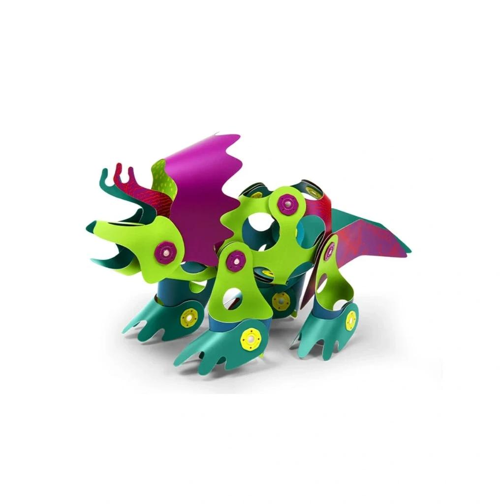 Dinozaury Magnetyczne Giętkie Clixo Zestaw 22 El. Dla Dzieci 4+