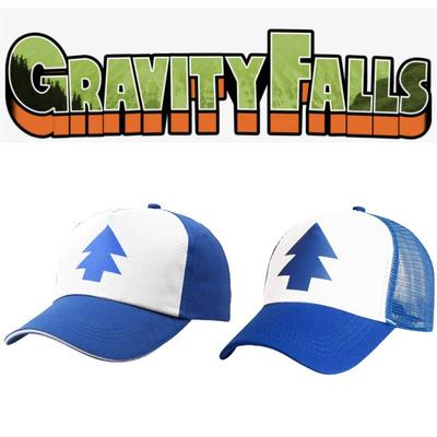 Dipper Falls Gravity Pines Blue Pine Tree Symbol Baseball Cap Hip Hop Otaku Hat