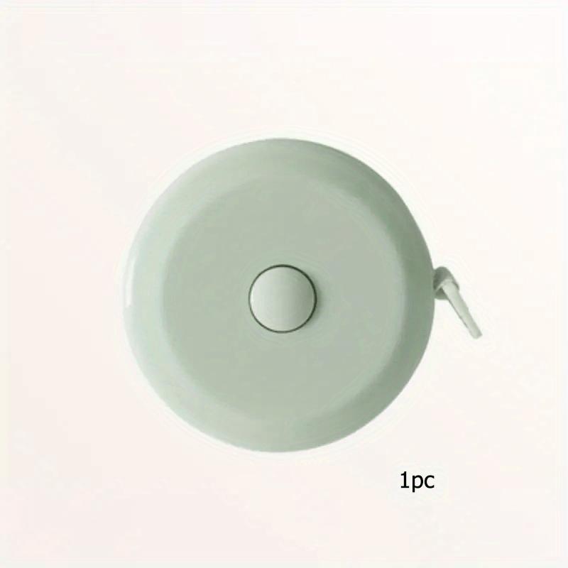 

1 шт. Мини Автоматическая Выдвижная Рулетка 59,06 дюйма/1,5 м - Двусторонняя в дюймах и сантиметрах, Офисная Измерительная Лента для Талии, Портативная 1.5M зелёный