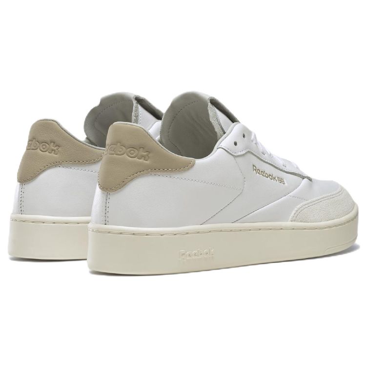 Reebok Club C Series Comfortable Low-Top Sneakers Unisex Sneakers White Brown GY9665