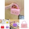 2024 New Mini Jelly Bag Elegant Chain Shoulder Bag Stylish Pearl Handle For Girls