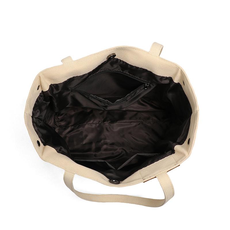 Tote Bag Canvas Women'S Bag Versatile Large Capacity Premium Feeling Underarm Shoulder Bag Large Bag Luggage