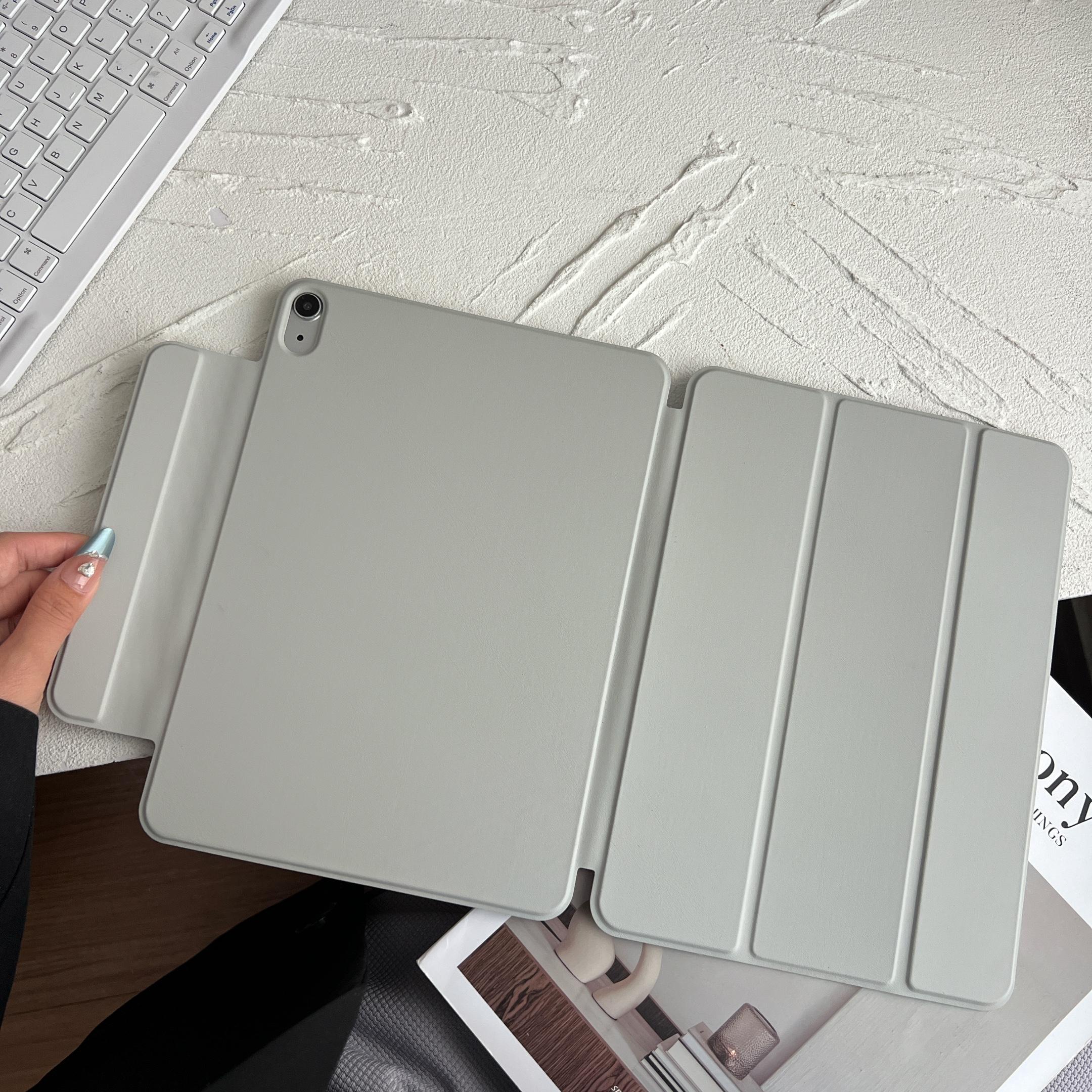 Geschikt voor iPad 11 Magnetische Beschermhoezen Generatie, iPad 10e Generatie, 10,9-inch 11 in A3354 A3355 A2757 A2696 iPad10th iPad 11 A16 grijze kleur