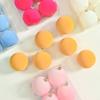 6pcs Shatterproof Flocked Christmas Ball Pendant 6cm Merry Christmas Decor  Hotel Mall