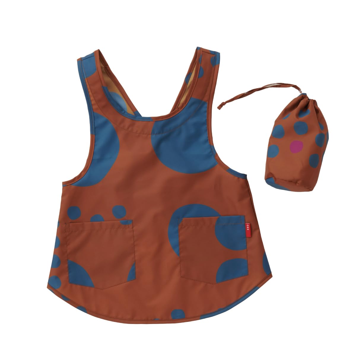 

392plusm maru kids apron brown коричневий