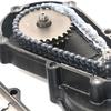 47cc 49cc Pocket Bike Liya Front Gearbox Transmission Gear Box Mini Moto Atv with T8f Chain and Chain Plate 2 Stroke Engine Part
