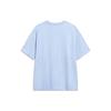 Li-Ning Pure Color Round Neck Short Sleeve T-Shirt Men Tops Sky-Blue AHST187-10