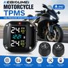 Motorrad Reifendrucküberwachung Digitalanzeige 2 Rad Reifen Externer Sensor Motorrad TMPS Drahtloser Reifendruckdetektor