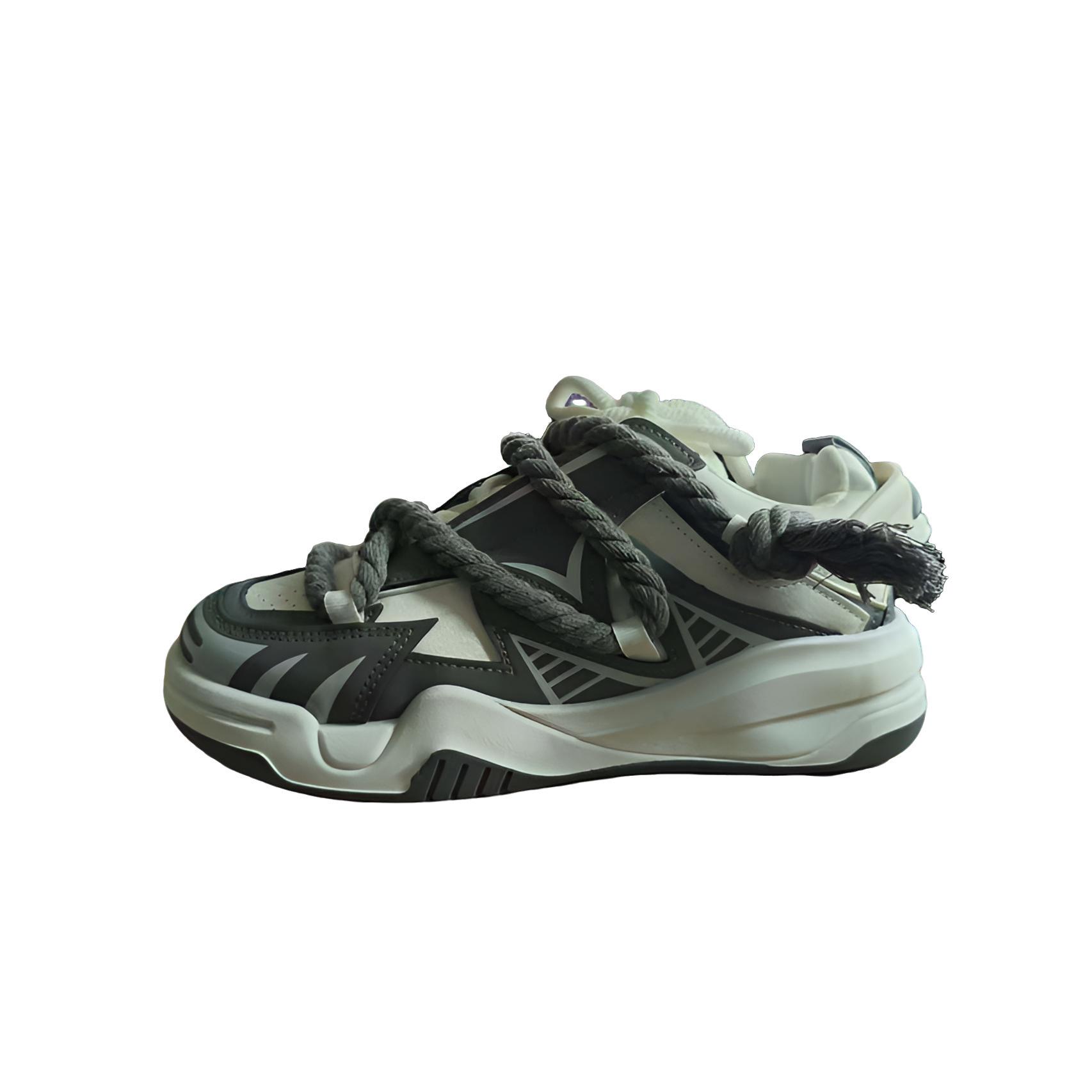 

Мужские лоферы на толстой подошве с плетеным верхом в стиле ретро хай-стрит 2025 – тренд в корейском стиле 42