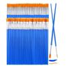 200 Pcs Pointed Tip Painting Brush Artist Paint Brushes Set Flat Paint Brush Watercolor Paint Brush Drawing Supplies