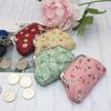 New Small Plaid Fabric Coin Purse Wallet with Clasp 