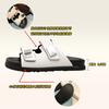 Thick-soled slippers women's new summer outer wear one-word belt versatile flat-bottomed casual beach cool slippers
