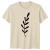 Minimalist Botanical Leaf Branch Nature TShirt Minimalist Flora Botanical