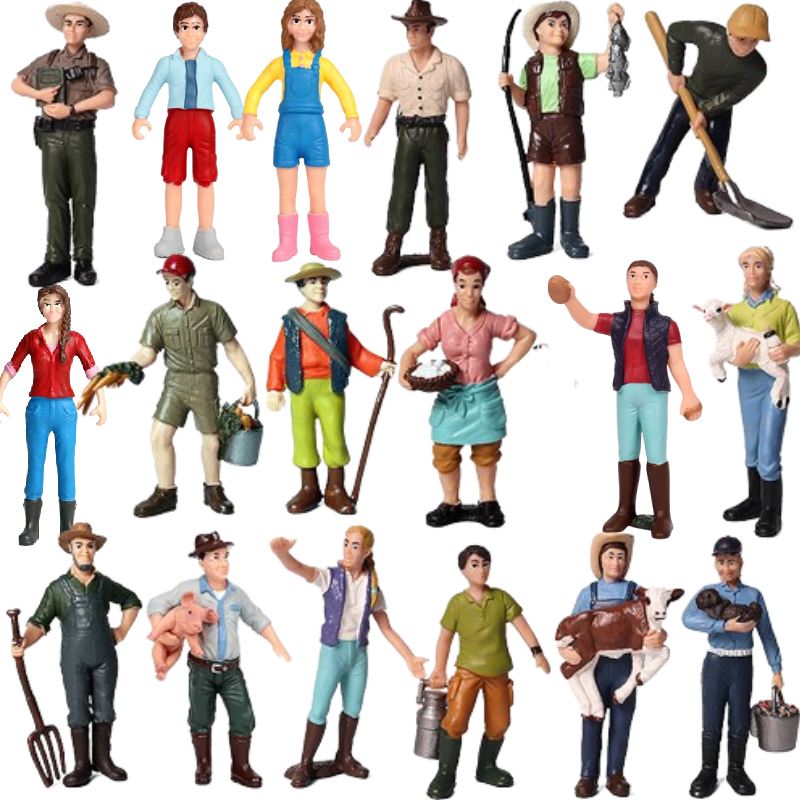Model Doll Professional Toys Simulate Farm Pasture Decoration Plastic Material