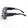 Punk Rivet Sunglasses Unisex Metal Studded Fashion Shades