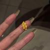 Vintage Osmanthus Flower Ring: Autumn-Winter Style, Fresh and Simple for Women