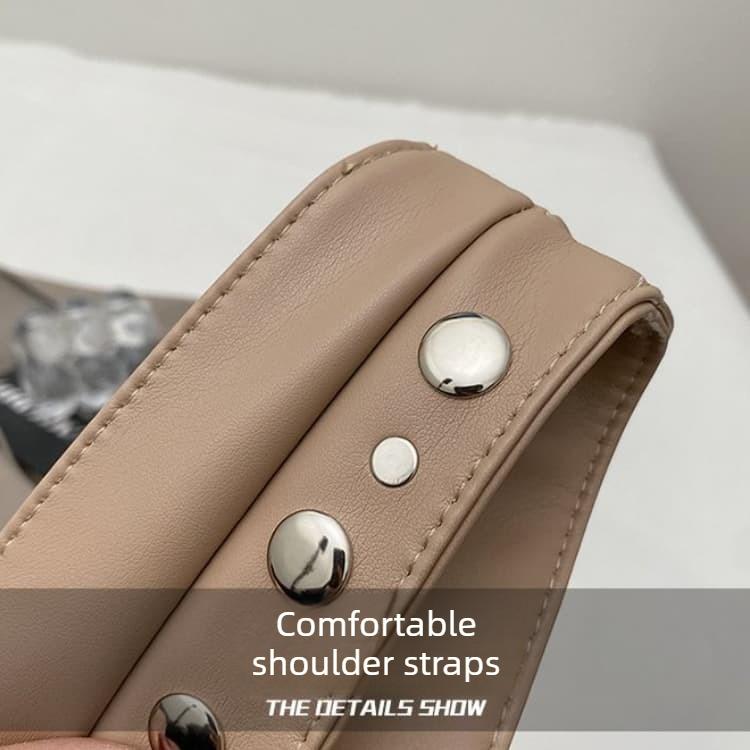 Metal Rivet Tote Bag Women's Shoulder Underarm Bag