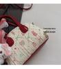 Korean Cute Bow Plaid Handbag - 2025 Autumn/Winter Versatile Shoulder Crossbody Bag