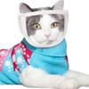 Breathable Cats Muzzle,Transparent Cats Mouth Cover Anti Bites Cats Grooming Muzzles Adjustable Cats Grooming Mask Gift