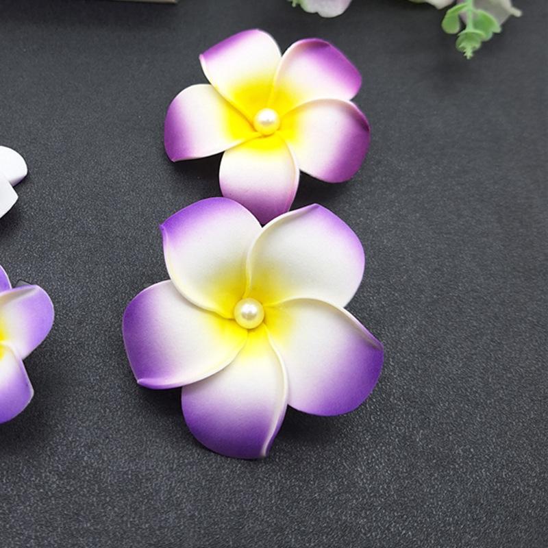 Simulated Colored Egg Flower Hair Clip Headpiece Cross-border Spot 4-11cm Beach Tourism Vacation Dai