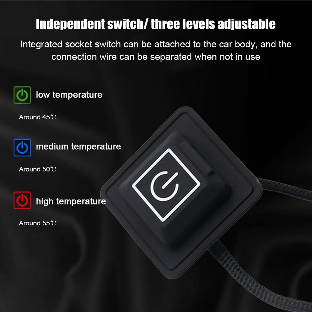 New Universal Motorcycle 22mm Hand Heated Grips Molded Grips ATV Warmers Adjust Temperature Scooter Grips Hot Handlebar