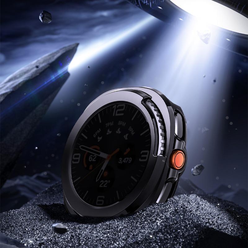 Privacy PC Screen Protector Case for Samsung Galaxy Watch 8 Classic 46mm Tempered Glass Cover Shell for Galaxy Watch 8 Classic