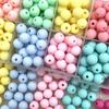 Neue 8mm 10mm Runde Acryl Matte Perlen Lose Abstandshalter Perlen für Schmuckherstellung DIY Handgemachte Armbänder Zubehör