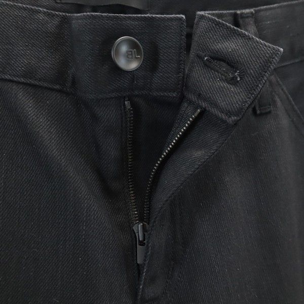 Unused Johnbull Made In Japan Slim Denim Pants 4 Black Stretch Men's Used