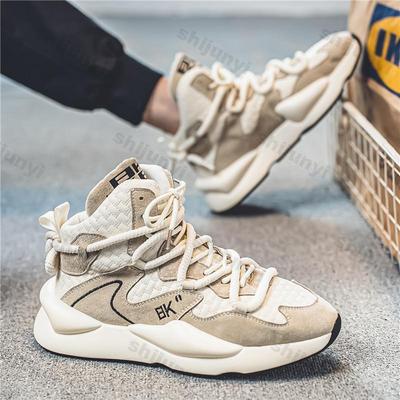 High Top Chunky Sneakers Mens Designer Spring Autumn Platform Sports Shoes Fashionable Casual Lace Up Youth Running Shoes