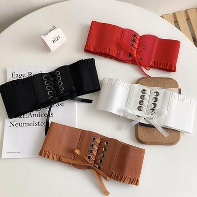 Damenmode Schnürgürtel mit elastischer Taille - Vielseitig & Figurschmeichelnd