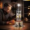 MOULD KING 16055 Medieval Building Block The MOC Lighthouse with Led Parts Model European Century Toys Kids Christmas Gifts