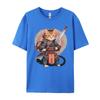 Cat Samurai Warrior Japan Ninja Samurai Cat Ready For Battle Vintage T Shirt Men Camisetas De Hombre Luxury