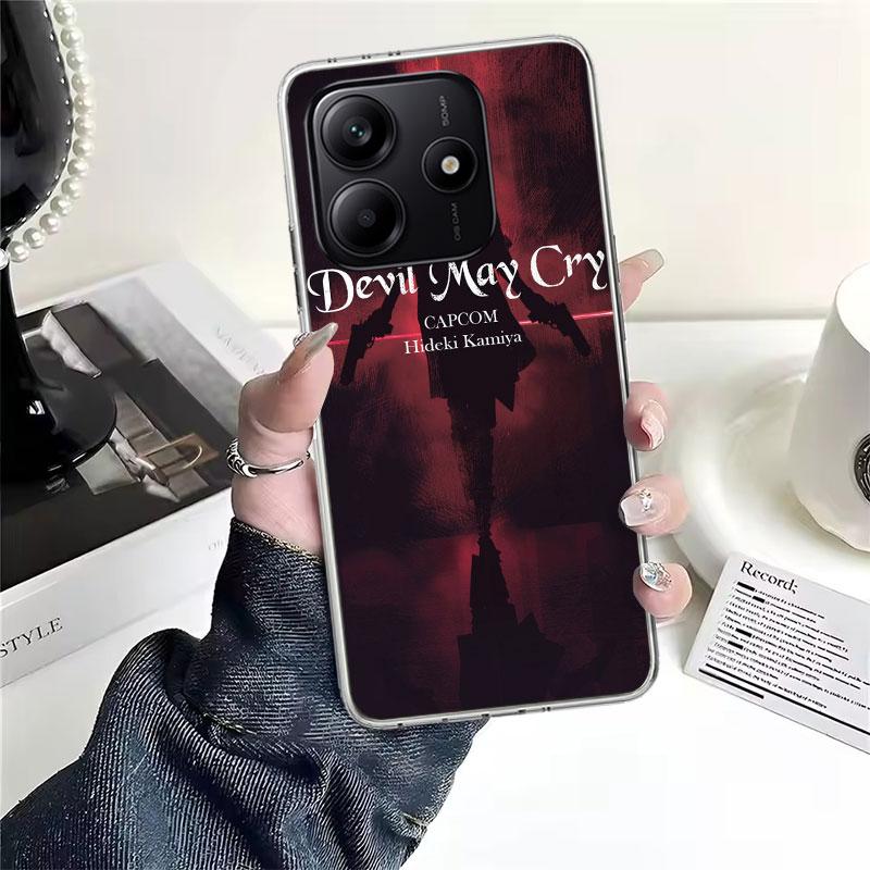 Game D-Devil May Cry 5 Soft Phone Case For Xiaomi Redmi Note 15 14 14S 13 12 Pro Plus 12S 11 11S 11E 10 10S 11T 5G Fundas Coque