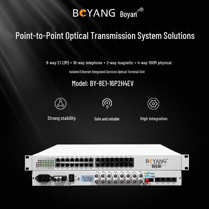 Boyang Multi-Service E1/Telephone Optical Terminal