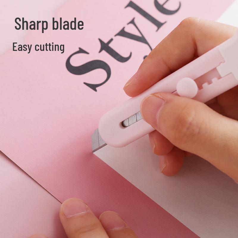 Cute Cartoon Cat Paw Utility Knife - Small Portable Paper Cutter with Fun Designs