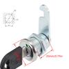 2set Furniture Cams Lock with Key Replacement Drawer Lock Cabinet Cupboard Desk Hasp Latches for Letterbox Drawer