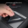 Tesla Model Y/3 Console TPU Protective Sticker - Transparent/Carbon Fiber/Wood Grain