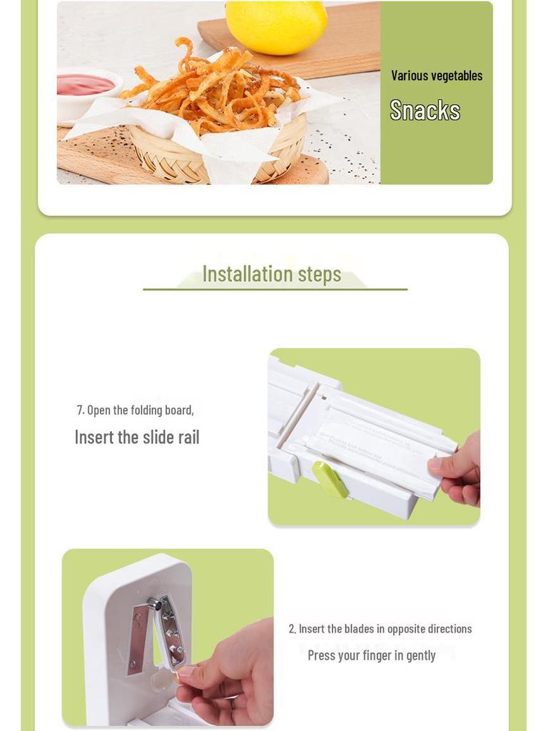 Internet-Famous Potato & Radish Shredder for Hot Pot