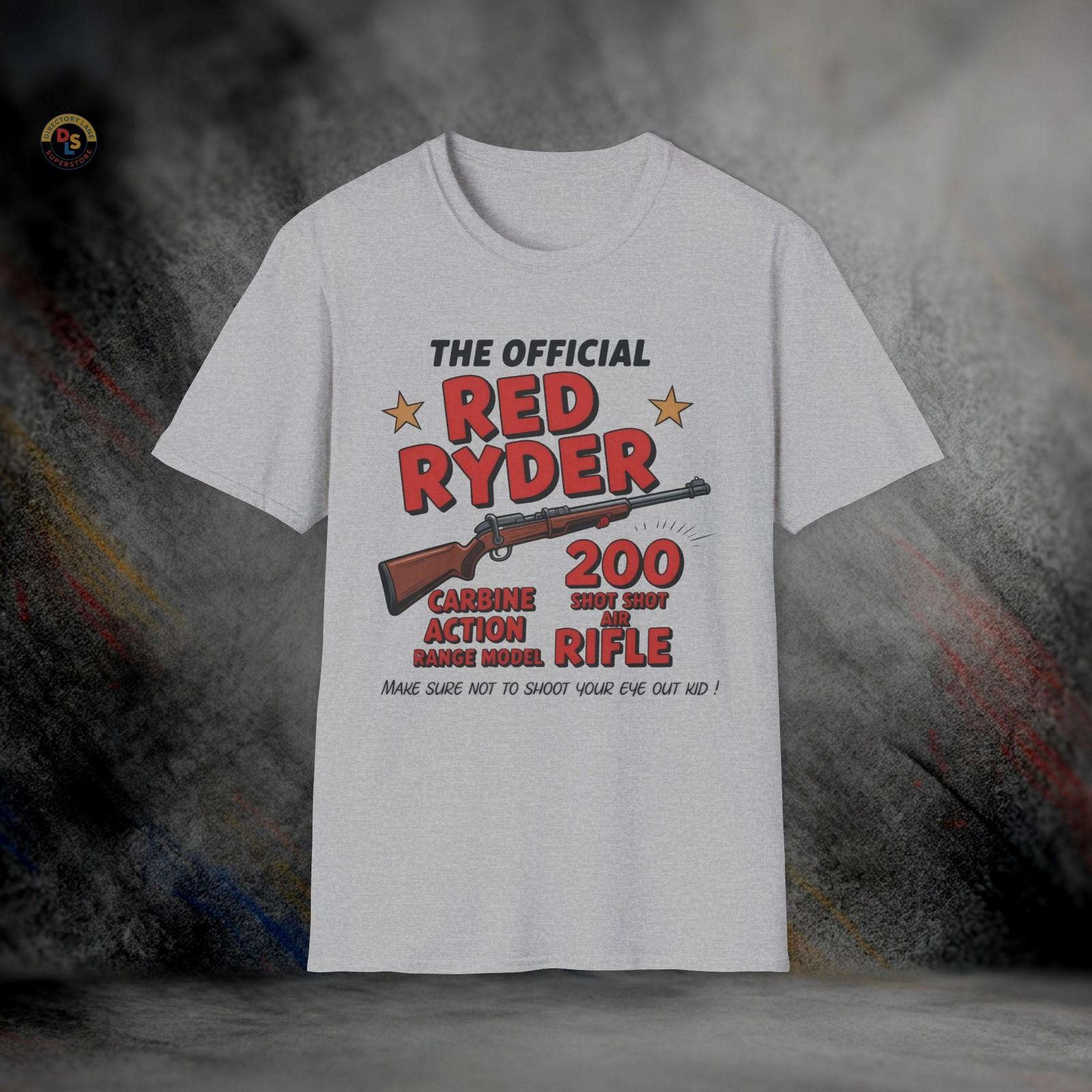Red Ryder Rifle A Christmas Story T-Shirt | Softstyle Tee XXL