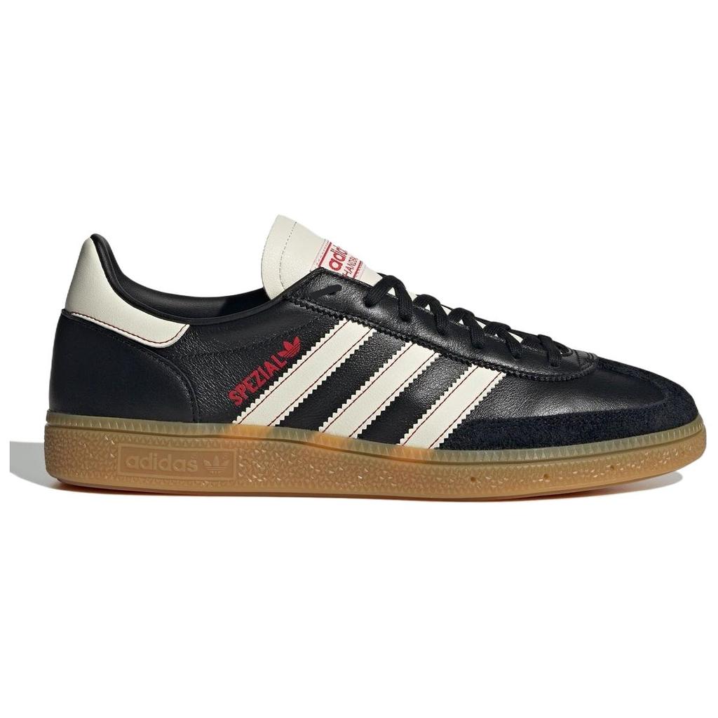 adidas Handball Spezial Schwarz Off-White Rot Unisex Sneaker Core-Black Gum-3 JH6397