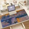Retro Art C-Claude Monet Mouse Pad Anti Slip Rubber Edge Locked Thickened Laptop Gaming Desk Mat