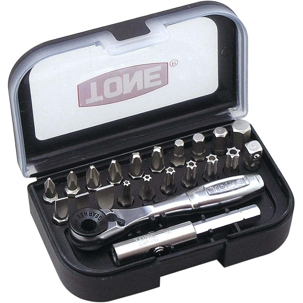 

TONE BRS20 Bit Ratchet Set 1/4 inch 22 Pieces Black