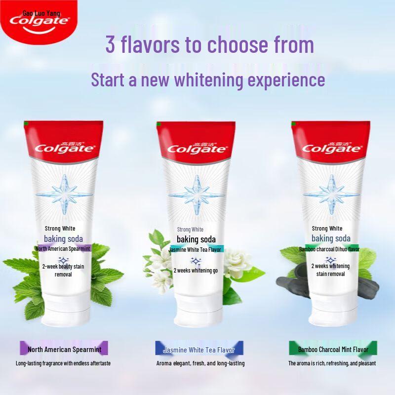 Colgate Power White Baking Soda Whitening Toothpaste 6-Pack